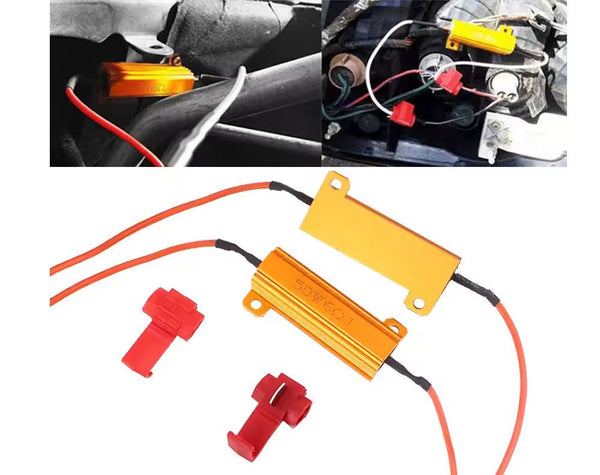 12V 50W LED Load Resistor 2pc