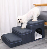 Dog Stairs Foldable Storage Box 3 Steps