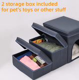 Dog Stairs Foldable Storage Box 3 Steps
