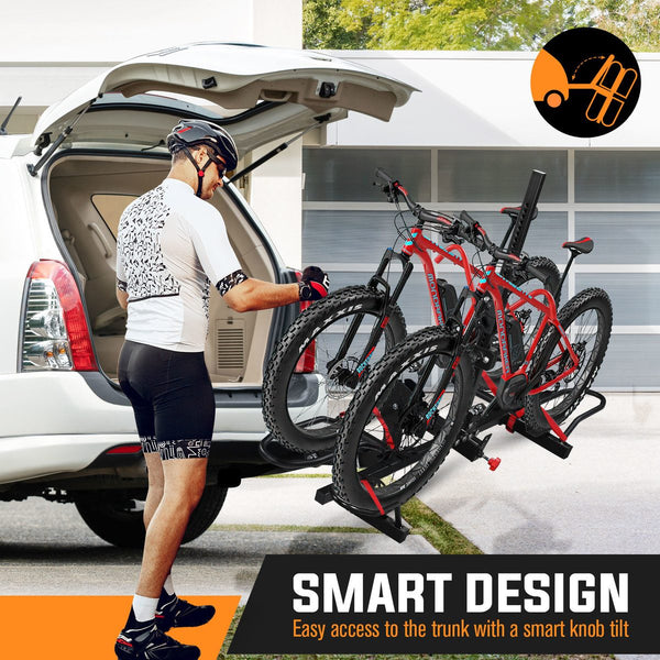 2 E Bike Rack Storage Holder Platform Bicycle Carrier Stand