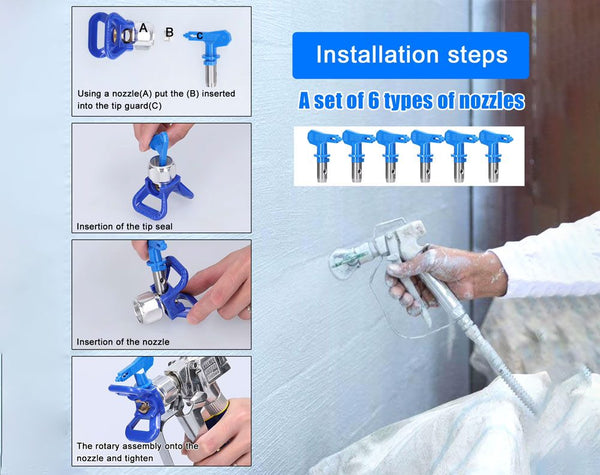 Airless Paint Sprayer Tips