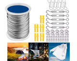 30M Stainless Steel Wire Rope Cable Kit