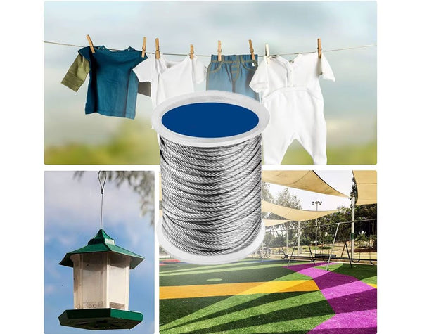 30M Stainless Steel Wire Rope Cable Kit