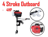 4 Stroke 4.0HP Outboard 60cc Petrol Engine Air Cooled Motor 144f 4HP