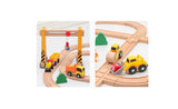 Construction Set Wooden Train Track Expansion Compatible Thomas Railway