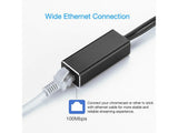 USB Ethernet Adapter for Firestick, Fire TV, Chromecast Ultra/2/1/Audio