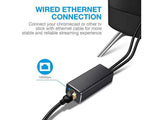 USB Ethernet Adapter for Firestick, Fire TV, Chromecast Ultra/2/1/Audio