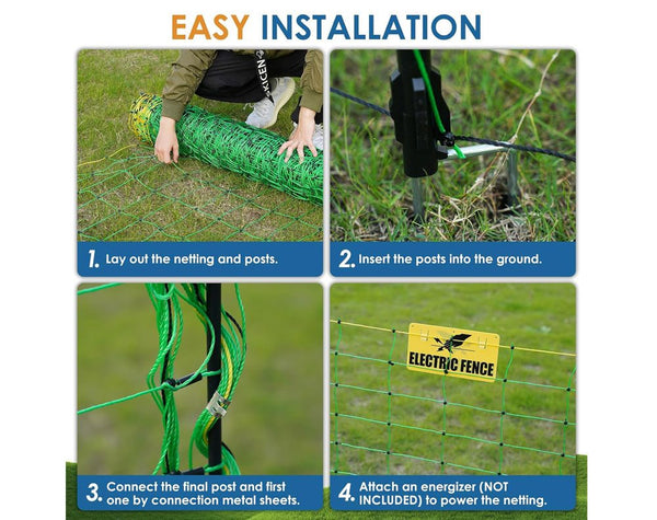 Netting Fence (50M) Electric Fence Nettng Netting Fence Fencing