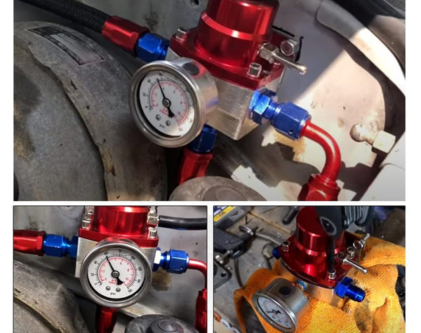 New Adjustable Fuel Pressure Regulator Kit - Adjustable Fuel Regulator