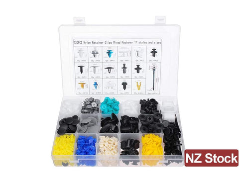 Universal Car Body Retainer Clips Door Trim Panel Clip Fasteners Push Rivets Set