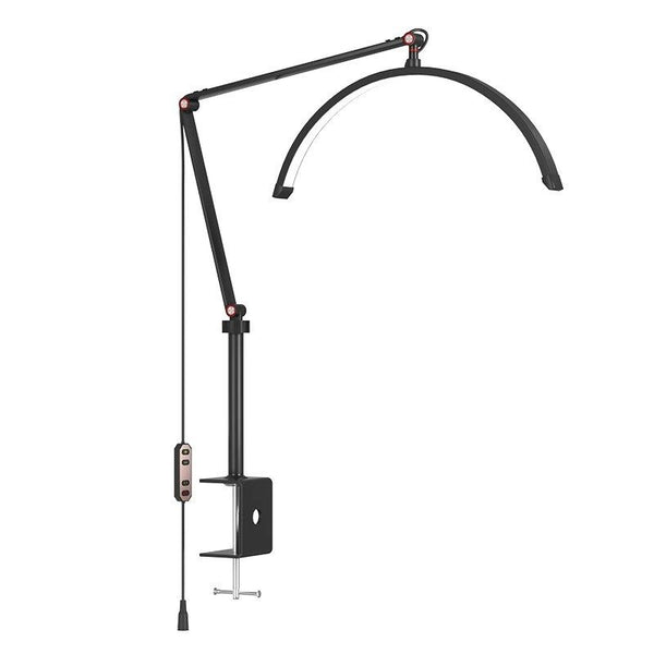 Half Moon Light for Lashes, LED Nail Desk Lamp, Lash Light for Eyelash