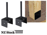 Fence Post Anchor Kit Ground Spikes 2PCS