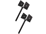 Fence Post Anchor Kit Ground Spikes 2PCS
