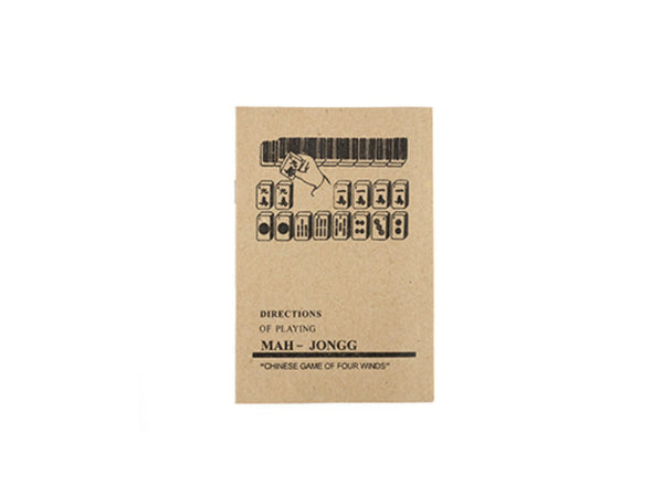 Mahjong Set with 2PCS Dice & Wooden Carrying Case Box