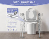 Adjustable Raised Toilet Seat