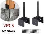 Fence Post Anchor Kit Ground Spikes 2PCS