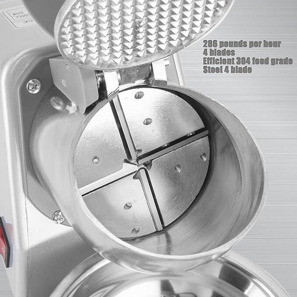 Ice Shaver Machine ,Four-blade Ice Shredder
