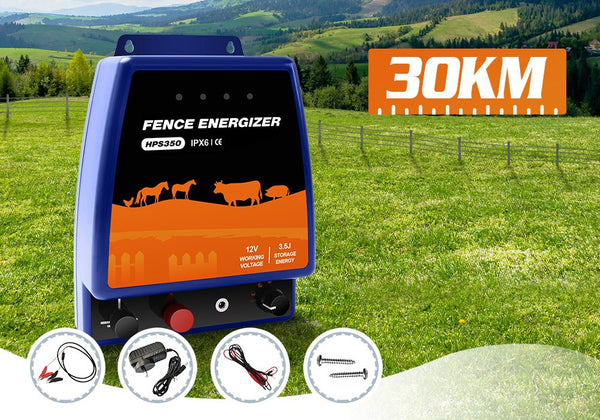 Electric Fence Energiser Charger Mains Fencing Energizer