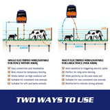 Electric Fence Energiser Charger Mains Fencing Energizer