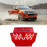 Steel Red Bash Plate Front Sump Guard for Isuzu D-MAX MUX