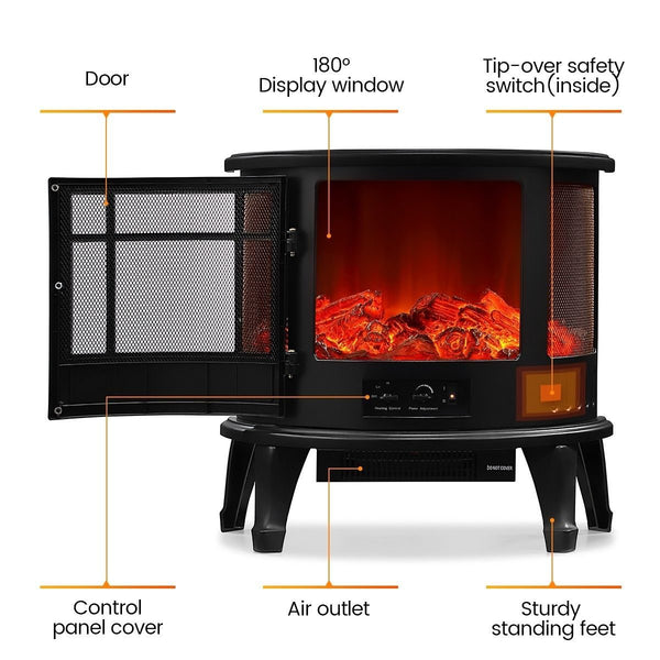 Electric Fireplace 1800W