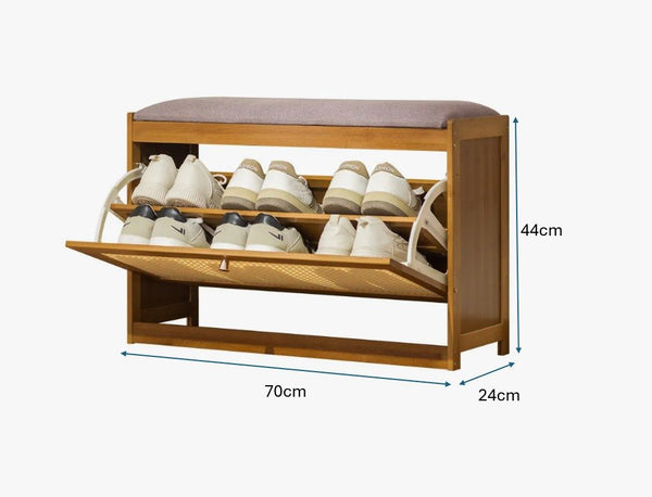 70cm Cushion Shoe Bench Seat