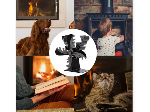 Heat Powered Fireplace Stove