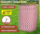 Electric Fence Wire Polywire 2.5mmx500M