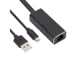 USB Ethernet Adapter for Firestick, Fire TV, Chromecast Ultra/2/1/Audio