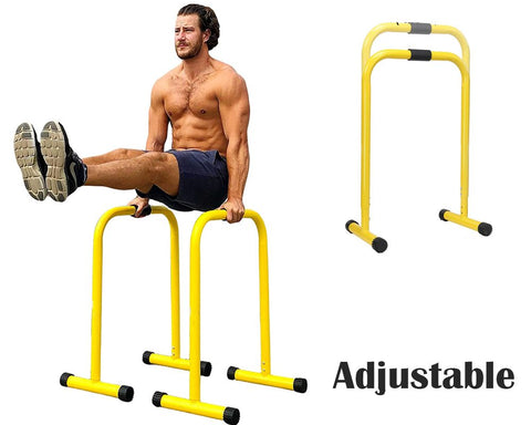 Dip Bar Parallette Training Bars Set - Pair
