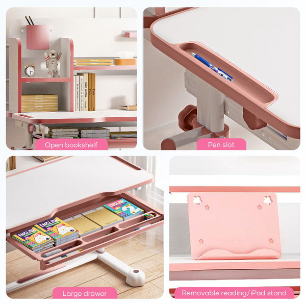Children Desk Chair Set School Student Study Table