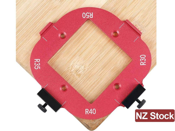 Woodworking Rounded Corner Positioning Tool