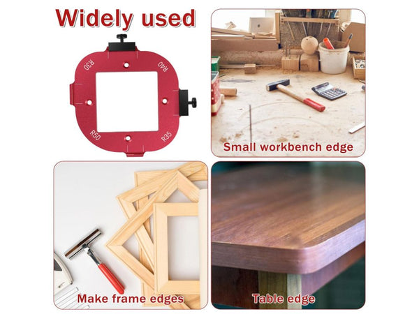 Woodworking Rounded Corner Positioning Tool