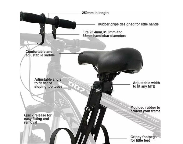 Child Bike Seat and Handlebar Pack