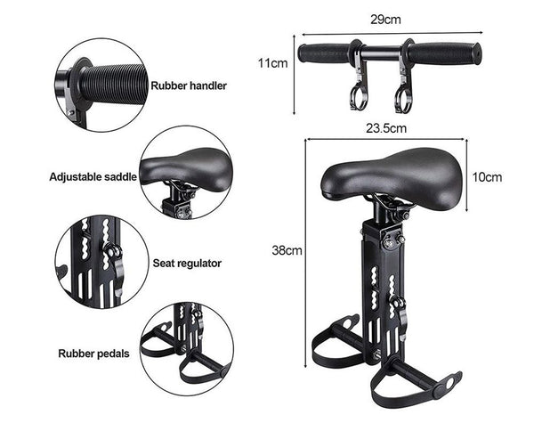 Child Bike Seat and Handlebar Pack