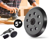 Black 125mm Makita Sanding Pad 8 Hole Sanding Discs 5 Inch Makita Sander Pad