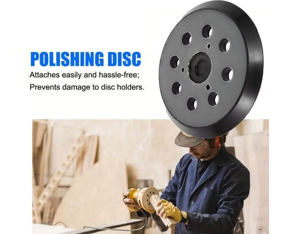 Black 125mm Makita Sanding Pad 8 Hole Sanding Discs 5 Inch Makita Sander Pad