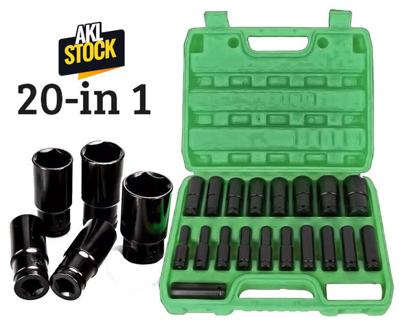 Brand New 20-in-1 Impact Socket Set
