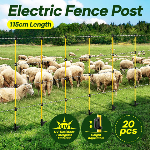 Electric Fence Post 20pcs