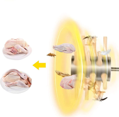 Chicken Plucker Drill Attachment