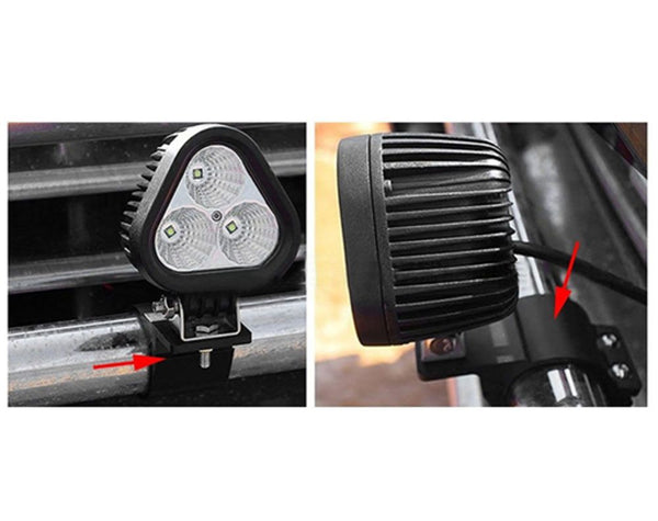 Bullbar Mounting Bracket Light Clamp X2