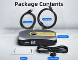 KVM Switch with USB Hub for Keyboard Mouse Monitor
