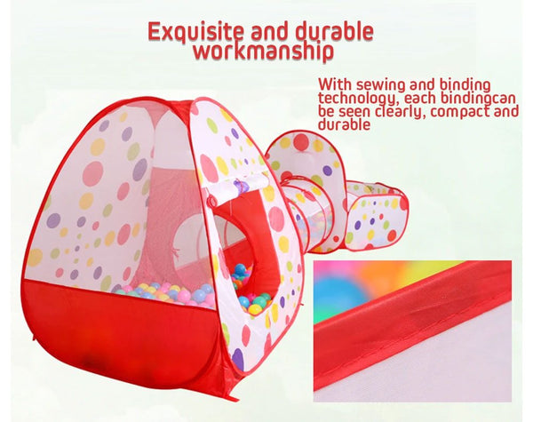 Children's Play Tent With Tunnel