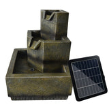 Solar Water Fountain Garden Features
