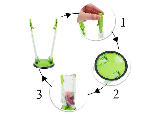 Kitchen Baggy Rack Food Storage Bag Holder