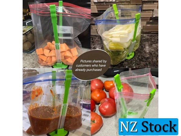 Kitchen Baggy Rack Food Storage Bag Holder
