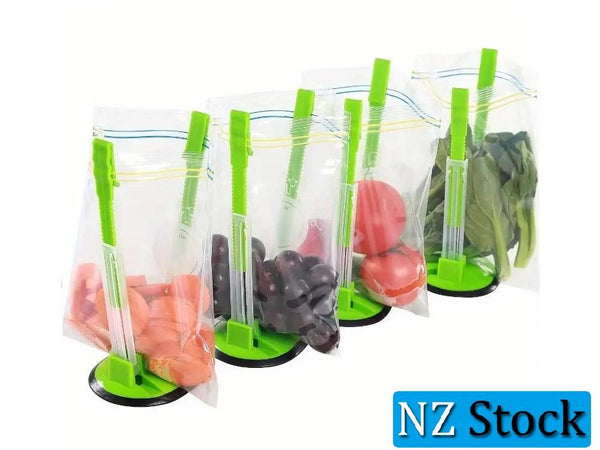 Kitchen Baggy Rack Food Storage Bag Holder