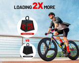 2 E Bike Rack Electric Bicycle Carrier Hitch Rear Platform for Car SUV Foldable