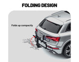 2 E Bike Rack Electric Bicycle Carrier Hitch Rear Platform for Car SUV Foldable
