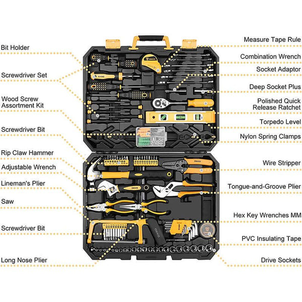 168Pcs Hand Tools Set